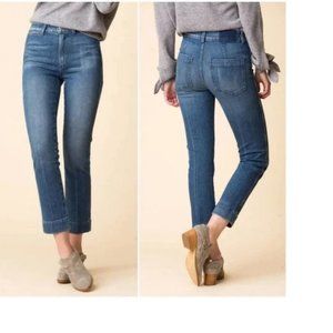 AMO Audrey High-Rise Cigarette Slim Denim Jeans Starlight 32